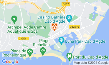 Karte Cap d'Agde Appartement 98657