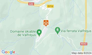 Karte Valfrjus Chalet 117364