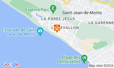 Karte Saint Jean de Monts Appartement 51553
