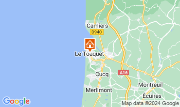 Karte Le Touquet Appartement 66471