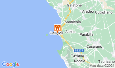 Karte Gallipoli Appartement 128410