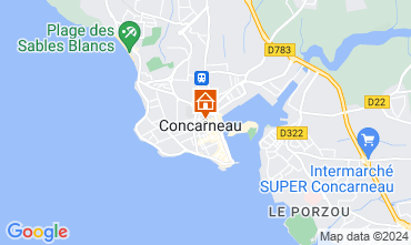 Karte Concarneau Appartement 122120