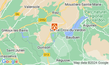 Karte Sainte-Croix-du-Verdon Appartement 83052