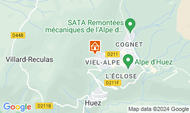Karte Alpe d'Huez Appartement 27311