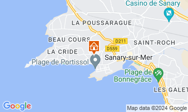 Karte Sanary-sur-Mer Appartement 127894