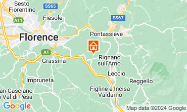 Karte Florenz Villa 127078