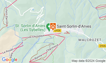 Karte Saint Sorlin d'Arves Studio 81448