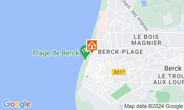 Karte Berck-Plage Studio 94795