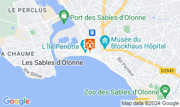 Karte Les  Sables d'Olonne Appartement 94815