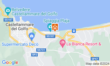 Karte Castellammare del Golfo Villa 115689