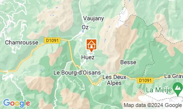 Karte Alpe d'Huez Appartement 80786