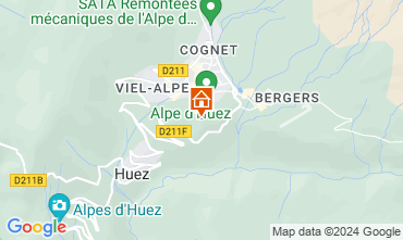 Karte Alpe d'Huez Appartement 80786