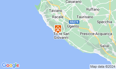 Karte Ugento - Torre San Giovanni Appartement 127964