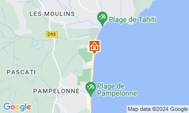 Karte Saint Tropez Mobil-Home 80923