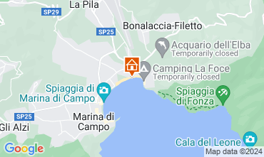 Karte Campo nell'Elba Appartement 95820