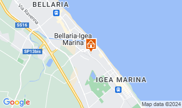 Karte Bellaria Igea Marina Appartement 84028