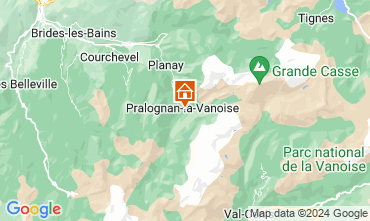 Karte Pralognan la Vanoise Haus 81037