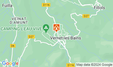 Karte Vernet les Bains Villa 127709