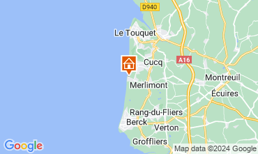Karte Le Touquet Villa 119449