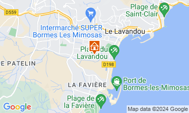 Karte Le Lavandou Appartement 124860