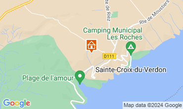 Karte Sainte-Croix-du-Verdon Ferienunterkunft auf dem Land 86894