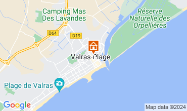 Karte Valras-Plage Studio 10164