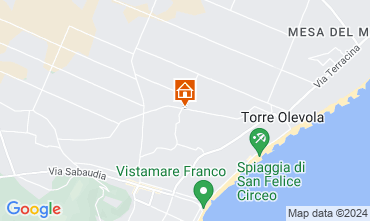 Karte San Felice Circeo Villa 90918