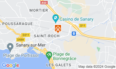 Karte Sanary-sur-Mer Appartement 94170