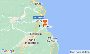 Karte La Caletta Appartement 68790