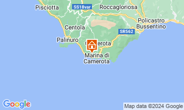 Karte Marina di Camerota Fremdenzimmer 78882