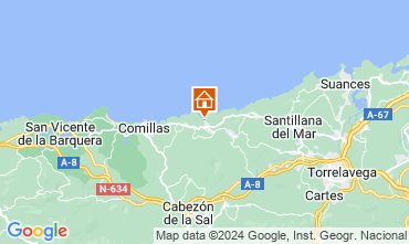 Karte Comillas Villa 127408