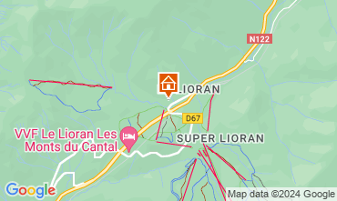 Karte Le Lioran Studio 126398
