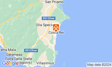 Karte Costa Rei Haus 128524
