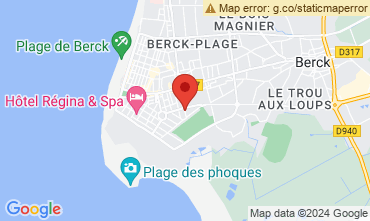 Karte Berck-Plage Ferienunterkunft auf dem Land 128605