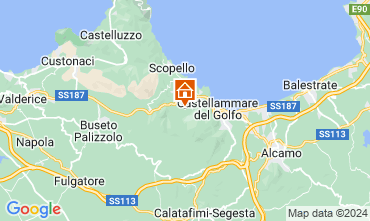 Karte Castellammare del Golfo Villa 126711