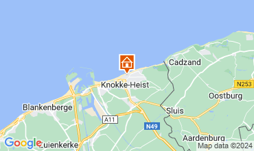 Karte Knokke-Zoute Appartement 125260