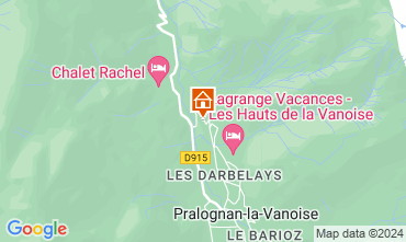 Karte Pralognan la Vanoise Appartement 128573
