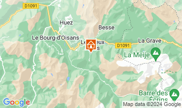 Karte Les 2 Alpes Chalet 128566