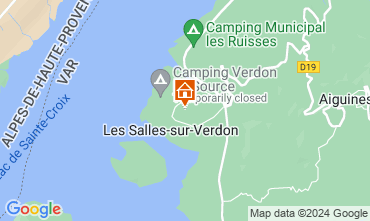 Karte Les Salles sur Verdon Haus 123068
