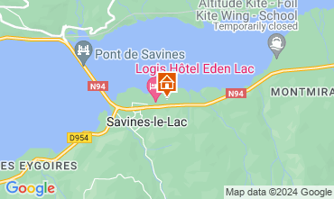 Karte Savines-le-Lac Appartement 128329