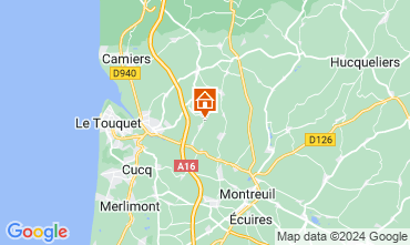 Karte Le Touquet Villa 112454