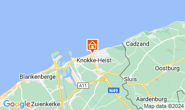 Karte Knokke-Zoute Studio 109423