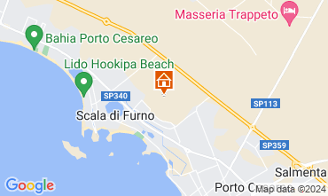 Karte Porto Cesareo Appartement 122611