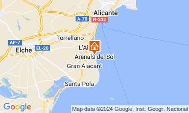 Karte Alicante Appartement 128822