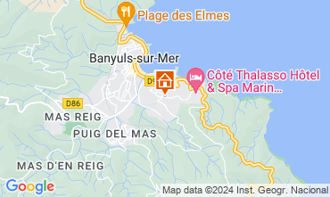 Karte Banyuls-sur-Mer Appartement 69044