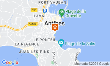 Karte Antibes Studio 98215