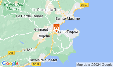 Karte Saint Tropez Haus 68746