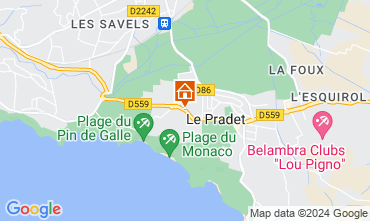 Karte Le Pradet Appartement 108639