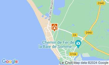 Karte Le Crotoy Ferienunterkunft auf dem Land 124417