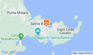 Karte Capo Coda Cavallo Villa 128503